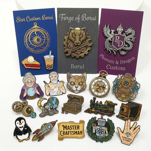 Insignias <span class=keywords><strong>de</strong></span> Metal Personalizadas <span class=keywords><strong>de</strong></span> Fábrica, Broches <span class=keywords><strong>de</strong></span> Moda Antiguos y Lindos con Logotipo, Pines <span class=keywords><strong>de</strong></span> Solapa <span class=keywords><strong>de</strong></span> Esmalte Duro y Suave para Días Importantes - Product Image 1