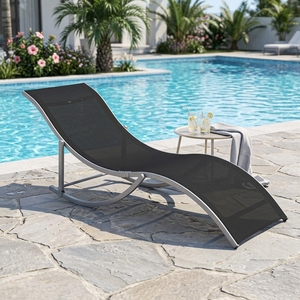 Chaise longue de plage et transat en aluminium KD à vendre - Product Image 1