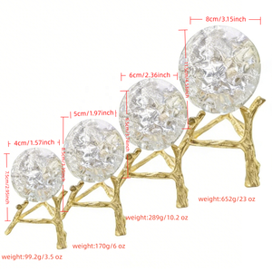Fuente <span class=keywords><strong>de</strong></span> <span class=keywords><strong>Agua</strong></span> <span class=keywords><strong>con</strong></span> Esfera <span class=keywords><strong>de</strong></span> <span class=keywords><strong>Cristal</strong></span> Pulido JINCUI, Bonsái, Esfera <span class=keywords><strong>de</strong></span> Feng Shui, Adorno para Decoración del Hogar y Jardín - Product Image 2
