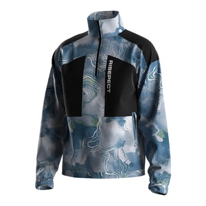Veste à col montant zippée pour homme, personnalisable avec logo, légère, pour le sport, vente en gros et personnalisation d'équipe - Product Image 1
