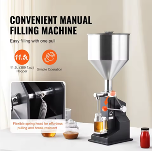 Macchina per il riempimento di liquidi in acciaio inossidabile multifunzione manuale 5-100ml riempitivo regolabile per bottiglie 11,5 l forniture per caffè/tè/caffè <span class=keywords><strong>Espresso</strong></span> - Product Image 2