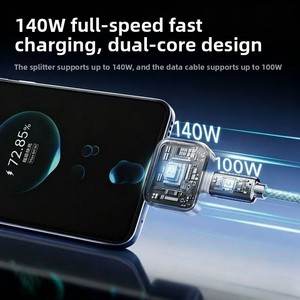 Câble de charge rétractable 5 en 1 de haute qualité, 1,5 m, vente en gros d'usine, chargeur de voiture avec câble rétractable - Product Image 4