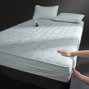 Lençol Ajustável 100% Algodão Puro Sateen Premium 100S, Capa de Colchão Macia e Sedosa com Bolsos Profundos - Product Image 6