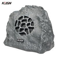 6 pièces 30W extérieur jardin haut-parleur 260W 6 zones alimenté amplificateur professionnel en forme de pierre haut-parleur système de sonorisation avec Bluetooth