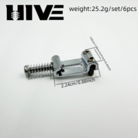 HIVE - Soportes de Cuerda para Puente de Guitarra Eléctrica, Código de Cuerda 10.5 10.8MM, Repuestos para Guitarra Eléctrica