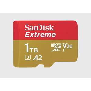 SanDisk Extreme microSDXC-Karte 1024GB Clase 10, 940910742096, v30 Clase de velocidad de video stoßsicher, Wasserdic () - Product Image 1
