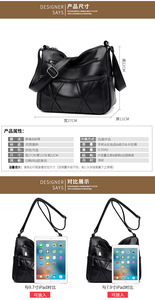 Trendy Ladies Designer Purse Brand Women Shoulder <b>Tote</b> PU Leather Hand Bag Strap Buckle Crossbody Messenger Handbags - Product Image 3