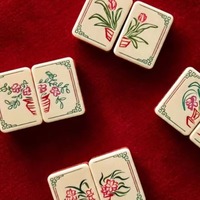 Tuiles de Mahjong Américaines en Opale Rose de Luxe, Ensemble de 160 Tuiles, Artisanat en Acrylique Premium, Collection Héritage Chinois pour les Vacances