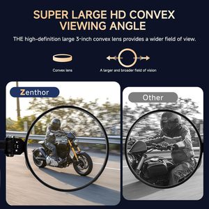 Rétroviseurs de guidon en aluminium pour moto, pliables de 3 pouces, 7/<span class=keywords><strong>8</strong></span> pouces, pour MSX125 CB500F Yamaha <span class=keywords><strong>MT</strong></span>-03 <span class=keywords><strong>MT</strong></span>-07 <span class=keywords><strong>MT</strong></span>-09 <span class=keywords><strong>MT</strong></span>-10 Kawasaki Z125 - Product Image 2