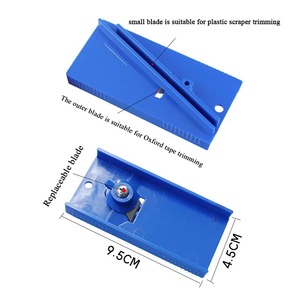 <b>Car</b> Wrap Plastic Squeegee Trimmer Hard Card Scraper Sharpening Tool Skiving Knife Cutter Window Tinting Tool Skiving Sharpener - Product Image 3