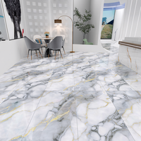 Carreaux de marbre de luxe pleine masse plaqués or 600x1200mm, en porcelaine émaillée antidérapante, pour sols et murs de villas, salles de bain modernes