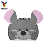 Caja de Regalo de Papel con Estampado de Conejo para Niños, Maleta de Cartón Infantil, Caja con Impresión Personalizada