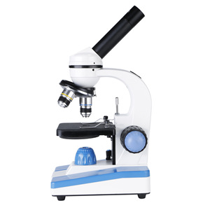 XSP-116RT Monocular Biological Microscope 8 LED Dual Light Source Manual Focus For Scientific Experiments And Biological - Product Image 3