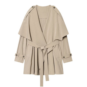 Vêtements pour femmes MYST&ZA, nouvelle collection printemps 2026, manteau <span class=keywords><strong>court</strong></span> tendance, simple et polyvalent, veste, manteau 2450316 - Product Image 1