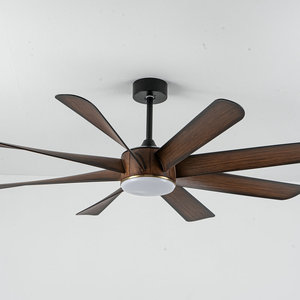Vente en gros 60 pouces ABS luxe DC nordique moderne LED grand <span class=keywords><strong>ventilateur</strong></span> de <span class=keywords><strong>plafond</strong></span> avec 8 pales télécommande moteur à courant continu pour le salon - Product Image 2