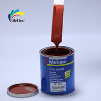 Prix de gros Qualité Couche de base 1k Crystal Red Pearl Peinture de couleur pour voiture Revêtement pour voiture Peinture en aérosol