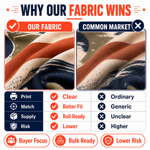 <span class=keywords><strong>Tissu</strong></span> imprimé numérique CVC personnalisé haut de gamme, jersey en coton imprimé numériquement, provenant d'un fabricant professionnel de tissus tricotés - Product Image 3