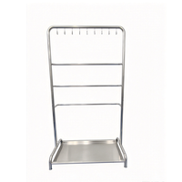 Support de nettoyage multifonctionnel en acier inoxydable 304 sur mesure, service personnalisé pour salles blanches GMP, laboratoires et industries alimentaires