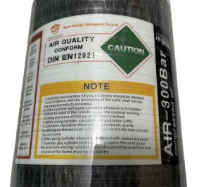 Iving Ibon Iber, iving ottles, Arbon rapped, ir reathing, ylinder - Product Image 6