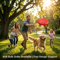 Disque volant personnalisé avec logo imprimé, frisbee coloré pour les sports de plage d'été et les jeux de camping en plein air, entraînement