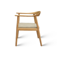 Chaise de restaurant moderne en bois, chaise de salle à manger rembourrée pour restaurant
