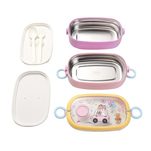 Boîte à lunch réutilisable en acier inoxydable de 1300 ml, double couche, compatible micro-ondes et lave-vaisselle, service OEM personnalisé - Product Image 1
