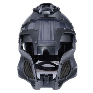 Middeleeuwse Ijzeren Krijgershelm Outdoor Cs Game Training Bril Uitgebreide Helm Uitrusting - Product Image 6