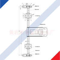 Nouvelle poignée de verrouillage intégrée Yingjia en acier moulé de 22 mm pour porte latérale arrière de camion, remorque, rideau latéral et boîte à outils