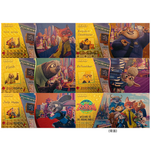 5 Billetes de Banco de Oro de 24K con Diseño Nuevo de Anime Americano Zootopia, Monedas Conmemorativas Bañadas en Oro, Colección Conmemorativa - Product Image 1