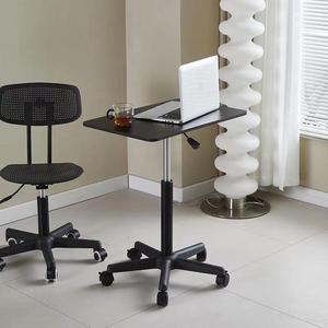 Petite table mobile avec <span class=keywords><strong>roulettes</strong></span>, <span class=keywords><strong>bureau</strong></span> de travail <span class=keywords><strong>sur</strong></span> pied, hauteur réglable, petite table de chevet, <span class=keywords><strong>bureau</strong></span> pour ordinateur portable - Product Image 1
