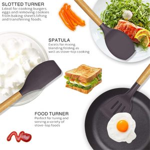 12-Piece Eco-Friendly Silicone <b>Baking</b> & Pastry Tools <b>Set</b> for Home and Restaurant Use - Product Image 3