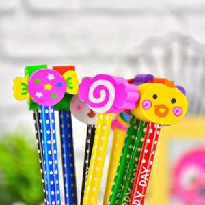 Goma de borrar promocional para lápices, tamaño ideal, increíble goma de borrar de madera personalizada con forma de animal, de alta calidad - Product Image 3