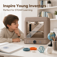 Imprimante 3D Mixware WandGo de qualité consommateur avec IA pour enfants - Imprimante FDM colorée et fermée pour filament PLA 1,75 mm, éducation STEM, Guangdong Private