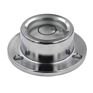 Nivel de burbuja de vidrio con base metálica de 32 mm con 4 orificios para tornillos de 18 mm de diámetro para construcción - Product Image 3