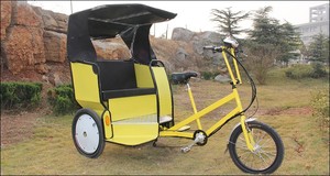 Tourisme cyclo pousse-pousse 3 roues vélo électrique taxi à vendre - Product Image 6