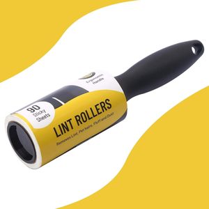 Rodillo quitapelusas portátil para limpieza del hogar, cinta adhesiva de papel para pelo de perro, gato y otras mascotas, rodillos quitapelusas para ropa - Product Image 1