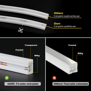 Tira de Luces <span class=keywords><strong>LED</strong></span> de Neón N1220 IP68, Nuevo Diseño de Tira de <span class=keywords><strong>LED</strong></span> de Silicona para Uso en Exteriores, para Edificios de Oficinas y Piscinas - Product Image 6