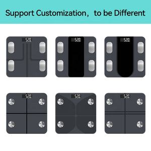 Báscula de peso inteligente para adultos con pantalla LED Báscula de suelo de IMC personal de alta precisión de 0,1g con medición de tasa de grasa OEM personalizable - Product Image 6