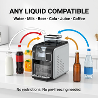 Máquina para Hacer Smoothies Rápidos, Cualquier Botella de Líquido se Puede Verter Directamente, Máquina para Smoothies en 60s para Restaurantes y Bares, Fábrica OEM ODM, CE ETL LFGB KC
