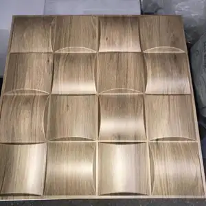 Irini Wood Grain Pattern Design OEM PVC 3D Wall Panel Home Decoration Interior Self-Adhesive Wallpaper Wall Decorations For Home