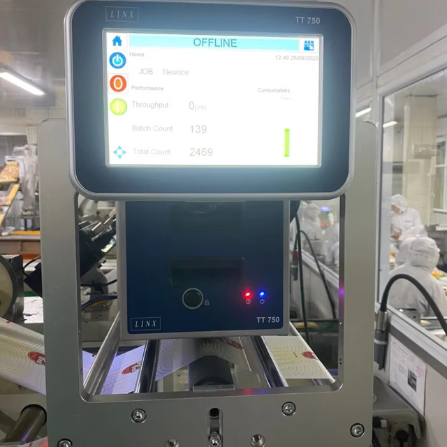 LINX TT500 Coding Machine Thermal Transfer Overprinters TTO Printer for Plastic Packaging Printer