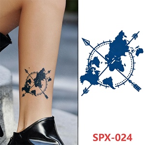 Tatuajes Temporales Semipermanentes al por Mayor, Resistentes al Agua, Seguros para la Piel, <span class=keywords><strong>de</strong></span> Larga Duración (15 Días), Mini, Realistas, con Tinta <span class=keywords><strong>de</strong></span> Jugo - Product Image 4