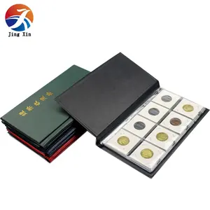 80 coin book-album for 2x2 storage holder coin album 52*52mm cardboard coin book