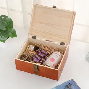 लकड़ी के गहने बॉक्स ताला अकवार के साथ लकड़ी के बक्से उपहार छिपाने की जगह के साथ बक्से Hinged ढक्कन DIY ईस्टर कला शौक के लिए घड़ी भंडारण