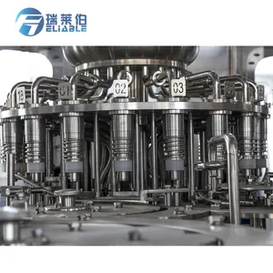 Schlussverkauf 8000BPH automatische 3-in-1 PET-Kunststoffflasche Getränke Saft-Abfüllmaschine für Getränkeproduktionslinie