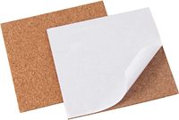 Carrés et ronds en liège autocollants en gros pour le bricolage de sous-verres et le bricolage