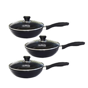 Venta al por mayor precio barato personalizado antiadherente sartén hogar cocina sartén ollas y sartenes de aluminio de Bangladesh - Product Image 3