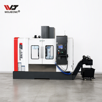 Centre d'usinage vertical CE ISO9001 WOJIE VMC1160 BT40/BT50 1100x600x600mm 8000 tr/min, machine de fraisage CNC automatique de moyenne capacité