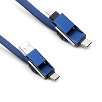 Câble de charge 4-en-1 à succès 2026, design créatif avec ouvre-bouteille, câble de données USB-C 3A PD 60W, cordon de charge rapide avec porte-clés