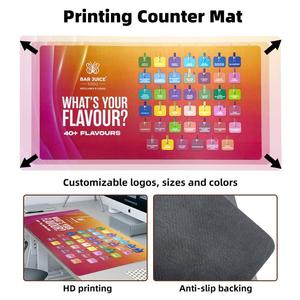 Tappetino da banco di alta qualità per sublimazione, zerbino con stampa ad alta definizione, tappeto in gomma bianco per trasferimento a caldo - Product Image 2